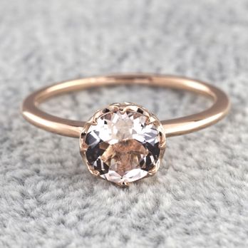Legendary Diamonds - Morganite set on Rose Gold - Jewelry Near Me - Fullerton, California Legendary Diamonds - Morganite set on Rose Gold - Jewelry Near Me - Fullerton, California