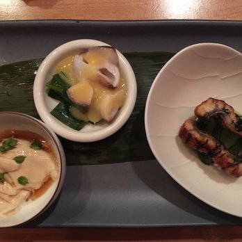 Hamasaku - Omakase (1/7): Yuba, squid, grilled eel - Japanese Near Me - Los Angeles, California