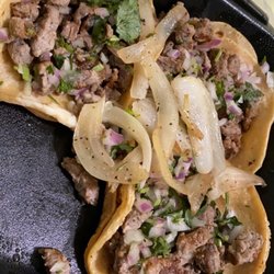 Los Portales Taco Shop - They changed their carne asada meat to this cheap kind. Hats and nasty