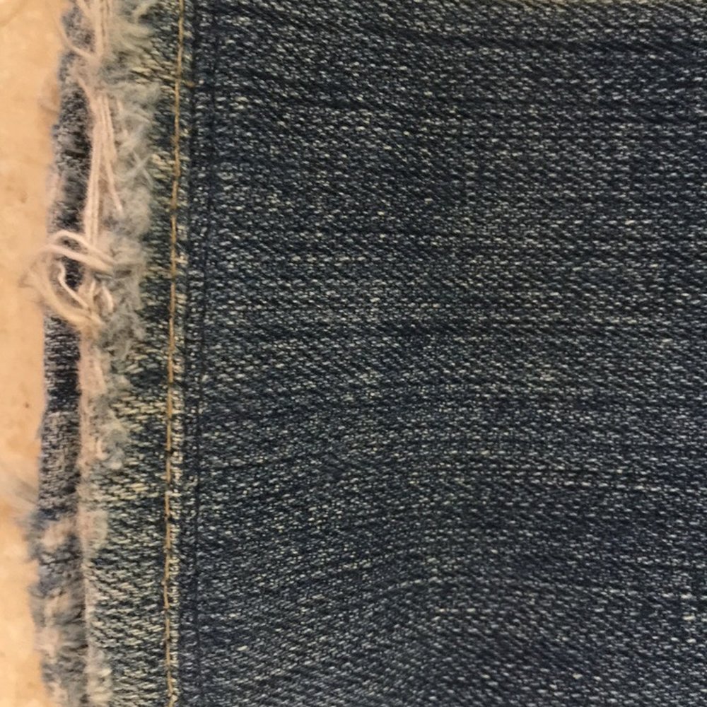 Style Today Tailoring - BEFORE: This is the "original hem" job that I got done at an alterations place in Irvine. Note: pants are different  lengths. - Sewing & Alterations Near Me - Tustin, California