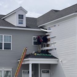 The Residences At Lexington Hills - Contractors repairing a water leak in our apartment. A persistent issue that was painted over before our move- in.