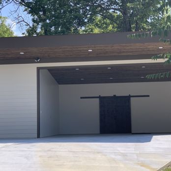 Homestead Hardscapes - Carport and back side of pool cabana - General Contractors Near Me - Nashville, Tennessee