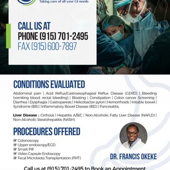DC Gastro Konsult - English flyer - Gastroenterologist Near Me - El Paso, Texas