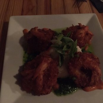 The Norbert - Coconut shrimp with jasmine rice...tasty crunchy... - Tapas/Small Plates Near Me - West Bend, Wisconsin The Norbert - Coconut shrimp with jasmine rice...tasty crunchy... - Tapas/Small Plates Near Me - West Bend, Wisconsin