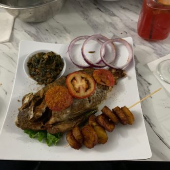 Aria Suya Kitchen - Grilled fish, Efo Riro, Plantains - African Near Me - Houston, Texas