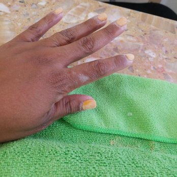 Cq's Nails - Before the soak.. - Nail Salons Near Me - Park Forest, Illinois