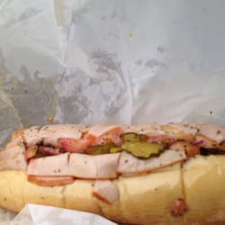T & JJ's Supreme Steaks & Catering Service - Turkey hoagy yummm