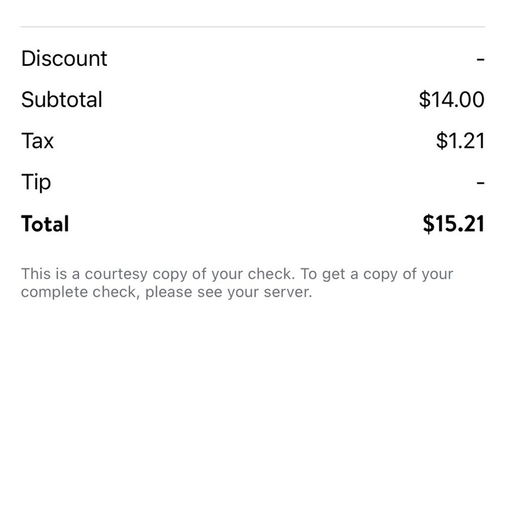 Copperhill - Items on my check which I have never ordered since I was never seated - New American Near Me - Williston Park, New York Copperhill - Items on my check which I have never ordered since I was never seated - New American Near Me - Williston Park, New York
