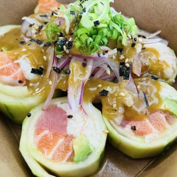 Handroll and Poke By Gohan - Tasty off-menu item, specially made for us! Sooo good!! - Japanese Near Me - Glendale, Arizona