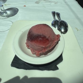 Parkers' Lighthouse - Raspberry sorbet - Seafood Near Me - Long Beach, California