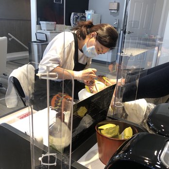 Nail and Wax - Ericka doing a great job on my sister's feet - Nail Salons Near Me - Fairfax, Virginia Nail and Wax - Ericka doing a great job on my sister's feet - Nail Salons Near Me - Fairfax, Virginia