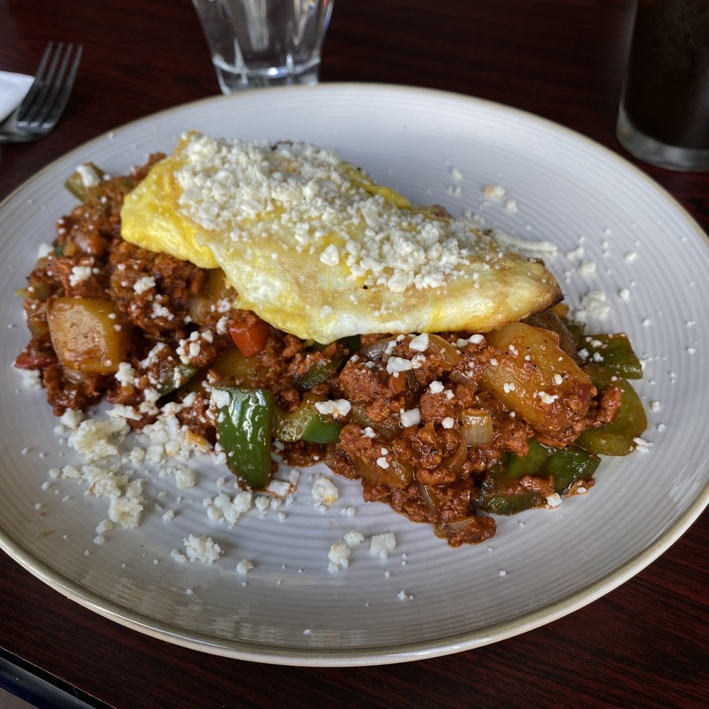 Dell Rooster - Papas con Chorizo - Latin American Near Me - Chicago, Illinois Dell Rooster - Papas con Chorizo - Latin American Near Me - Chicago, Illinois