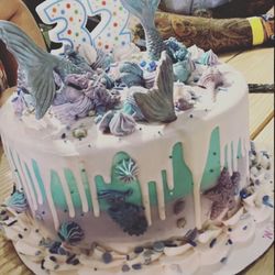 Sidewall Pastry Kitchen - Mermaid themed cake