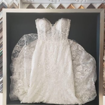 Frame Fatale - Wedding dress frame by Elaine - Framing Near Me - Philadelphia, Pennsylvania