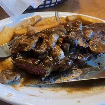Texas Roadhouse - 16oz sirloin mushrooms and brown gravy. - American Near Me - Concord, North Carolina Texas Roadhouse - 16oz sirloin mushrooms and brown gravy. - American Near Me - Concord, North Carolina