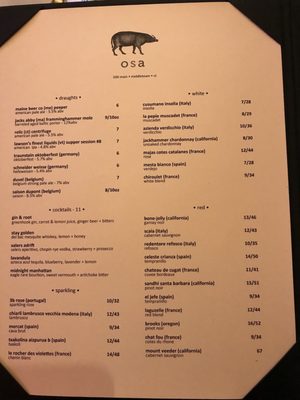 Menu photo 8 Osa Middletown, CT Menu photo 8 Osa Middletown, CT