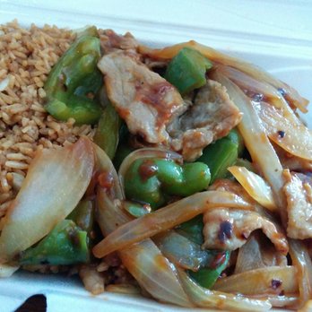 Hunan Spring Restaurant - Lunch special. Beef pepper steak with Chicken fried rice. - Chinese Near Me - Chicago, Illinois