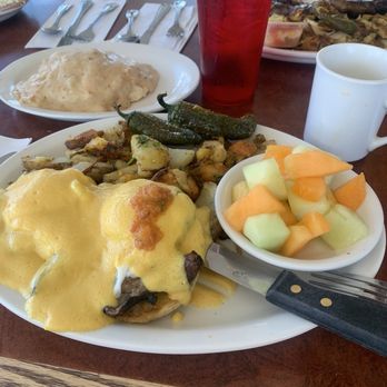 Rodeo Cafe - Eggs Benedict w/ Ribeye - Breakfast & Brunch Near Me - Norco, California Rodeo Cafe - Eggs Benedict w/ Ribeye - Breakfast & Brunch Near Me - Norco, California
