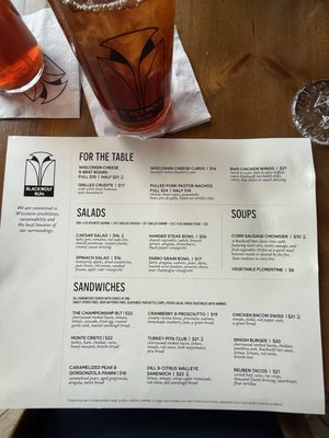 Menu photo 1 Blackwolf Run Restaurant Kohler, WI