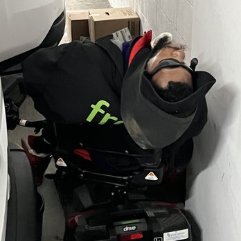 Triana - Homeless man sleeping in our parking lot. Didn't say a word. No security and No cameras . - Apartments Near Me - Woodland Hills, California Triana - Homeless man sleeping in our parking lot. Didn't say a word. No security and No cameras . - Apartments Near Me - Woodland Hills, California