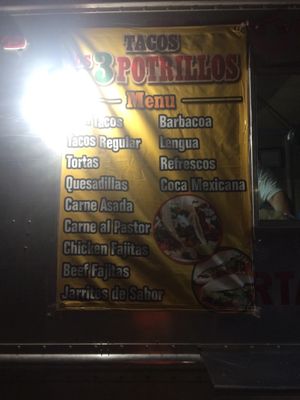 Menu photo 2 Tacos Los 3 Potrillos Abilene, TX