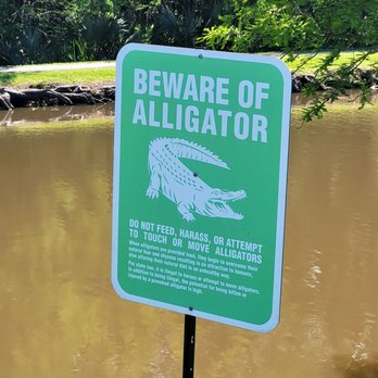 Jungle Gardens - Sign - Botanical Gardens Near Me - Avery Island, Louisiana