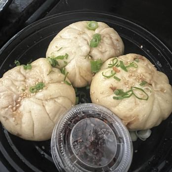 Drunken Kitchen - Pan-Fried Pork Buns (3 Pieces) - Chinese Near Me - Salt Lake, Utah Drunken Kitchen - Pan-Fried Pork Buns (3 Pieces) - Chinese Near Me - Salt Lake, Utah
