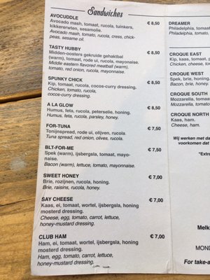 Menu photo 4 Glow Antwerp, VAN Menu photo 4 Glow Antwerp, VAN