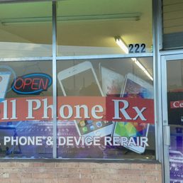 Exterior outside entrance of Cell Phone Rx - Wonderful Sign. - Titusville, Florida Exterior outside entrance of Cell Phone Rx - Wonderful Sign. - Titusville, Florida