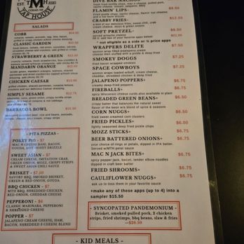Meridian Tap House - New menu - American Near Me - Cozad, Nebraska