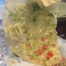 "Quesadilla" with "beans"
