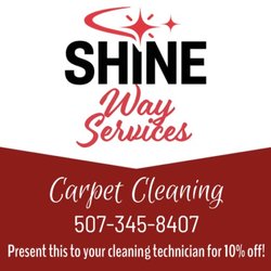 Shine Way Services - Residential Carpet Cleaning Coupon for Shine Way Mankato, MN.