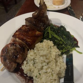 Macello Cucina di Puglia - Mixed grill entree with Parmesan risotto and rapini - Italian Near Me - Chicago, Illinois