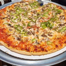 Family size thin crust Family size thin crust