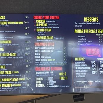 Dos Chamucos Taqueria - Menu - Mexican Near Me - Newcastle, Washington