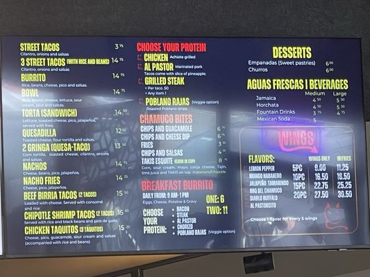 Menu photo 2 Dos Chamucos Taqueria Newcastle, WA