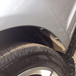 Regal Car Wash - Still dirt in wheel well. Horrible job by Regal Car Wash!!