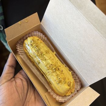 Dulce Cafe - Pistachio eclair - Coffee & Tea Near Me - Durham, North Carolina