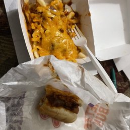 Chili Dog, and Classic Chili Cheese Fries Chili Dog, and Classic Chili Cheese Fries