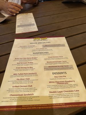 Menu photo 6 Flora-Bama Ole River Grill Perdido Key, FL Menu photo 6 Flora-Bama Ole River Grill Perdido Key, FL