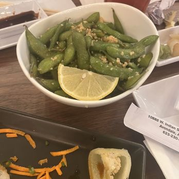 El Tataki - Edamame with garlic - Sushi Bars Near Me - Tempe, Arizona El Tataki - Edamame with garlic - Sushi Bars Near Me - Tempe, Arizona