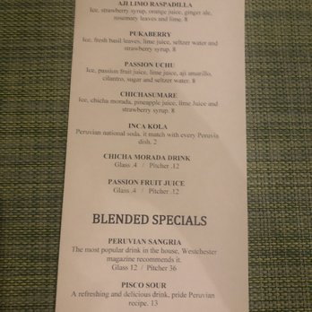 Aji Limo/Peruvian Cuisine - Drinks - Peruvian Near Me - Ossining, New York Aji Limo/Peruvian Cuisine - Drinks - Peruvian Near Me - Ossining, New York