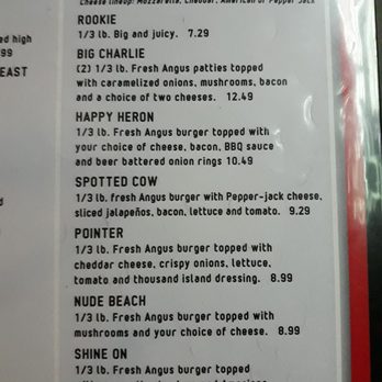 Rookies Sports Pub - Burger Menu - Sports Bars Near Me - Stevens Point, Wisconsin Rookies Sports Pub - Burger Menu - Sports Bars Near Me - Stevens Point, Wisconsin