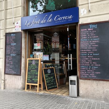 La Font de la Cervasa - Outside view - Pubs Near Me - Barcelona, B La Font de la Cervasa - Outside view - Pubs Near Me - Barcelona, B