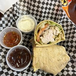 Chipotle Chicken Avocado Wrap