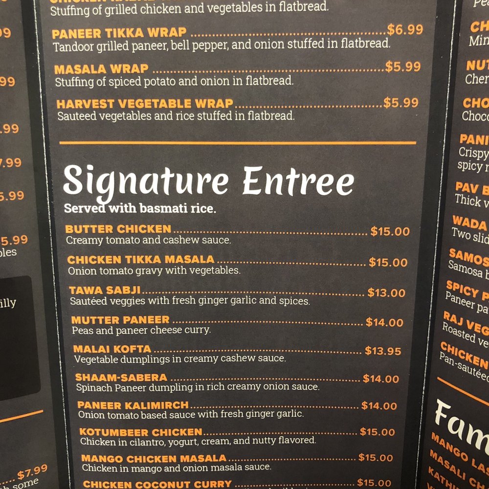 Raj Express Indian Kitchen - Menu - Indian Near Me - Overland Park, Kansas Raj Express Indian Kitchen - Menu - Indian Near Me - Overland Park, Kansas