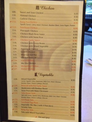 Menu photo 1 J J Chinese Cuisine Silverthorne, CO