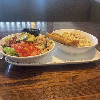 Corner Bakery Cafe - Chicken carbonara and Chopped salad's - Breakfast & Brunch Near Me - Oak Lawn, Illinois