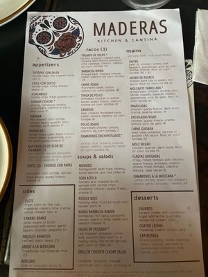 Menu photo 4 Maderas - Kitchen & Cantina Houston, TX Menu photo 4 Maderas - Kitchen & Cantina Houston, TX