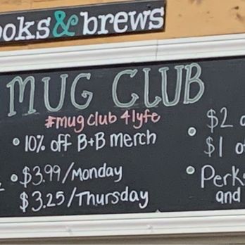 Books & Brews - Mug club - Bookstores Near Me - Indianapolis, Indiana Books & Brews - Mug club - Bookstores Near Me - Indianapolis, Indiana